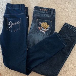 Girls Guess Jeans And Jeggings sz12